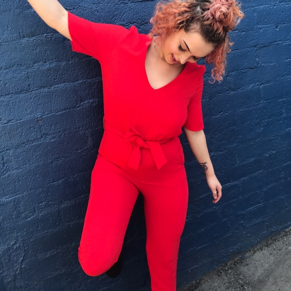 American Apparel Pants - Red jumper